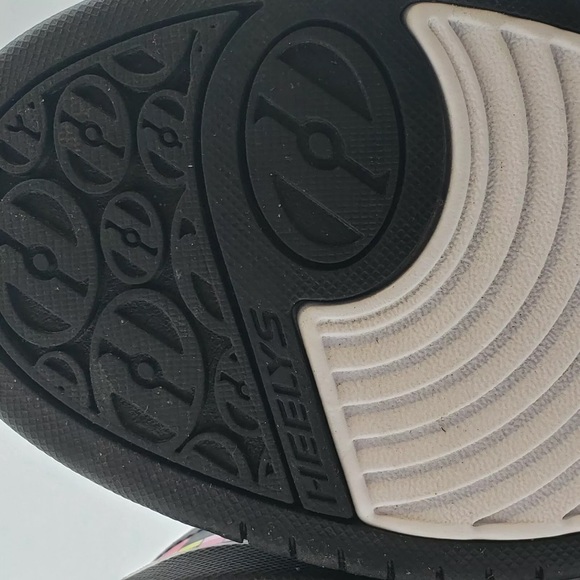 HEELYS Dual Up X2 Youth  Black Tetris Pink Blue Purple Blocks Size Y6  EUC - Picture 11 of 11